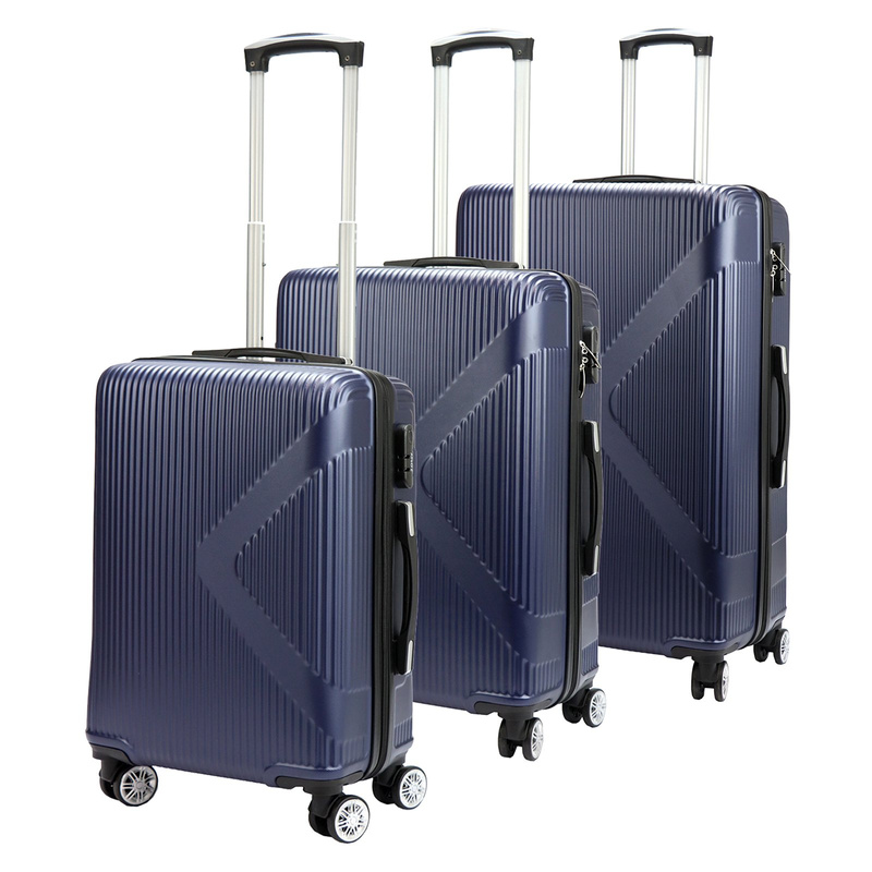 Jony zestaw walizek podróżnych na kółkach twarde materiał ABS z rączką