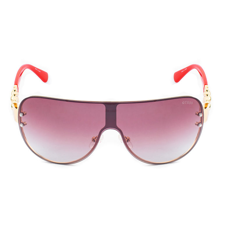 Okulary GUESS GO00037-0032G. Okulary przeciwsłoneczne, Kolor czerwony. Kobieta.