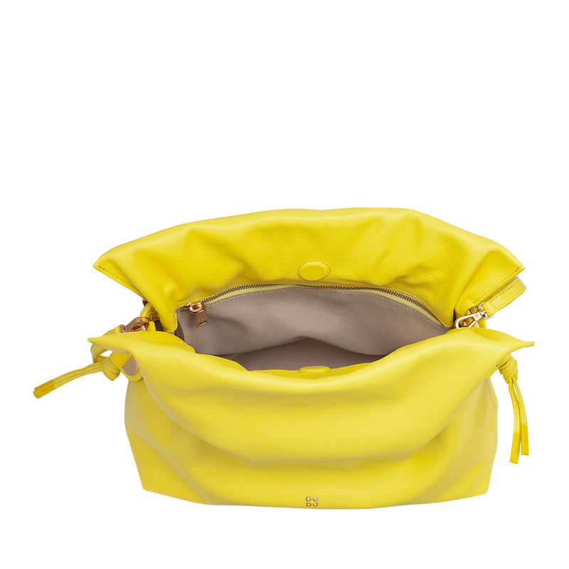 Zgrabna i stylowa Damska skórzana listonoszka torebka crossbody DUDU