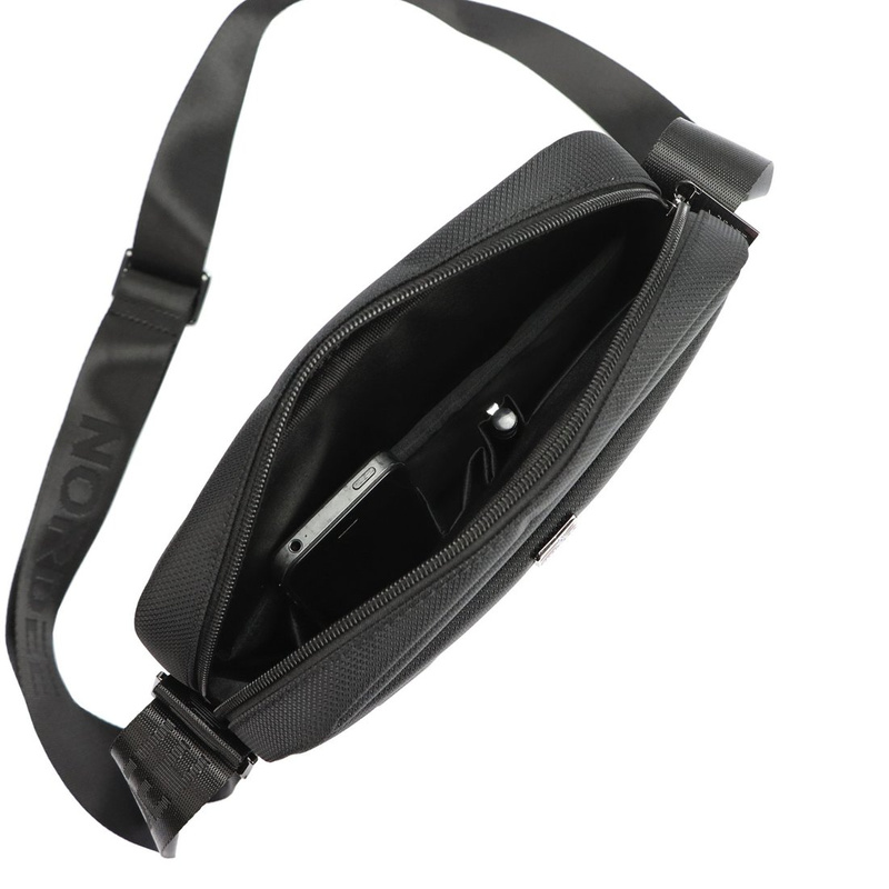 Nordee męska saszetka przez ramię torba na ramię z kieszeniami