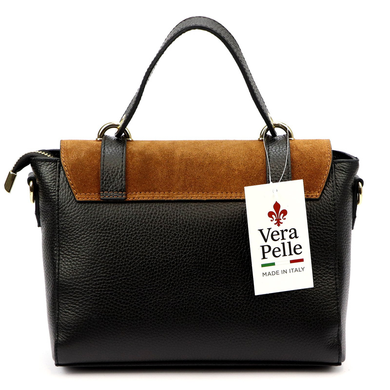 Luka klasyczna damska listonoszka ze skóry naturalnej torebka na ramię