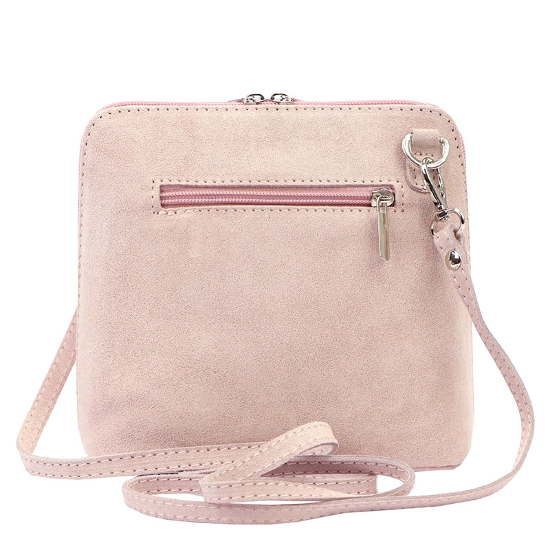 Barberinis Zamszowa skórzana mała damska listonoszka z organizerem na ramię