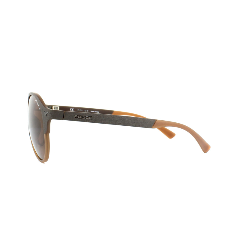 Okulary POLICE SPL1635594CP. Okulary przeciwsłoneczne, Kolor brązowy. Unisex.