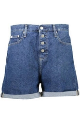 KRÓTKIE KRÓTKIE DAMSKIE CALVIN KLEIN JEANS NIEBIESKIE