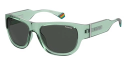Okulary POLAROID PLD6197SMCMVU. Okulary przeciwsłoneczne, Kolor niebieski. Unisex.