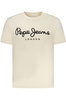 PEPE JEANS M�SKA KOSZULKA Z KR�TKIM R�KAWEM, BE�OWA