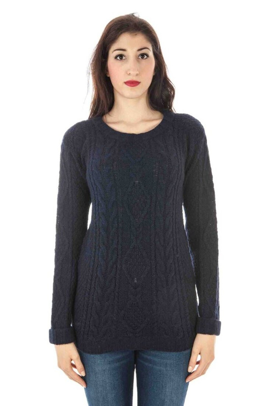 NIEBIESKI SWETER FRED PERRY DAMSKI