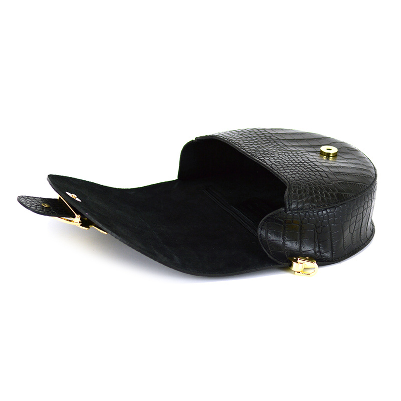 Luka damska listonoszka mała torebka przez ramię skóra naturalna 