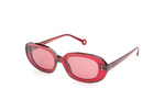 Okulary HALLY&SON HS746S02. Okulary przeciwsłoneczne, Kolor BURGUNDY. Kobieta.