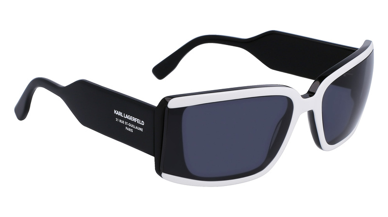 Okulary KARL LAGERFELD KL6106S-6. Okulary przeciwsłoneczne, Kolor czarny. Unisex.