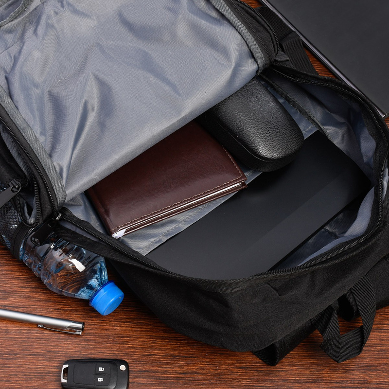 Plecak sportowy trekkingowy na laptopa duży solidny wodoodporny czarny EXTREM T22