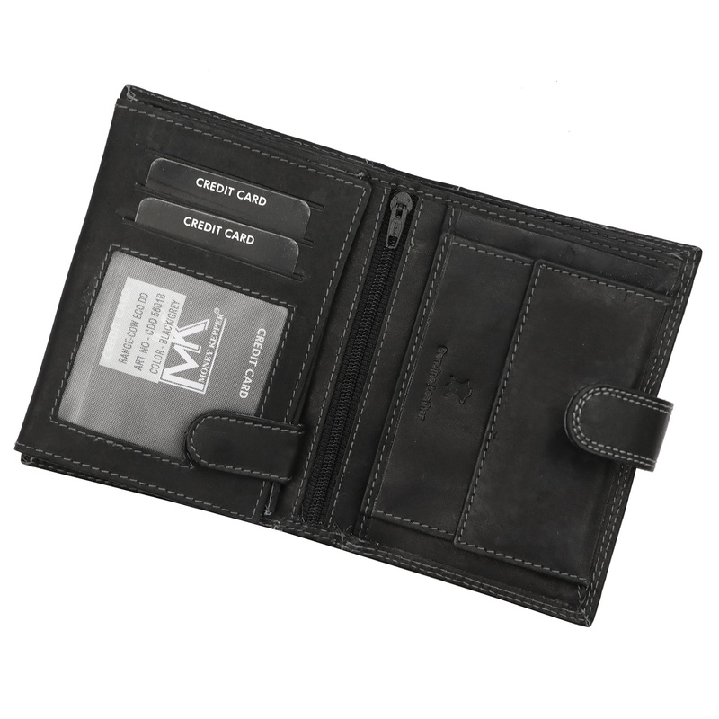 Skórzany męski portfel Money Kepper CDD 5601B WILD WEST