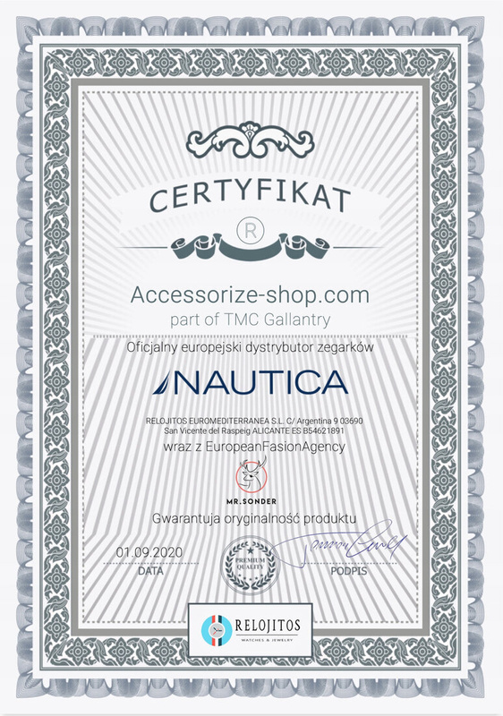 Zegarek NAUTICA NAD15517L. Kwarcowy, Kolor szary. Kobieta.