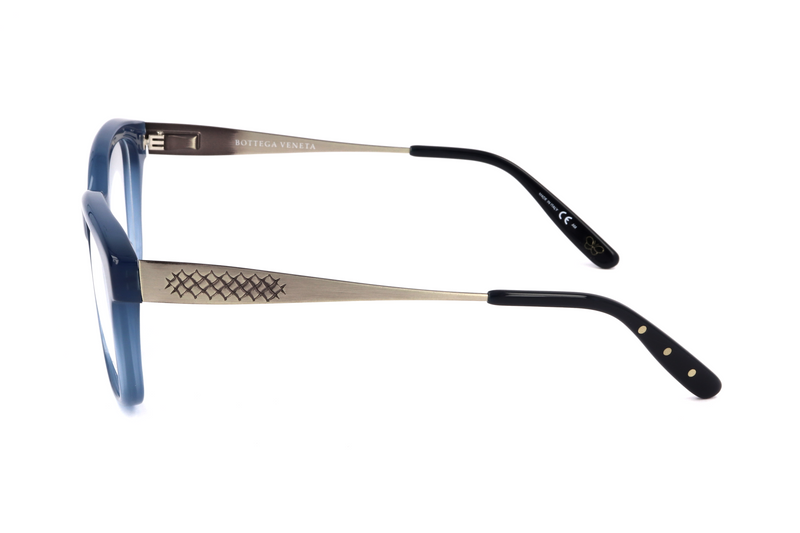 Okulary BOTTEGA VENETA BV242F2G. Okulary, Kolor niebieski srebrny. Kobieta.