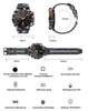 SMARTWATCH MĘSKI GRAVITY GT20-6 - AMOLED, DODATKOWY PASEK (sg024f)