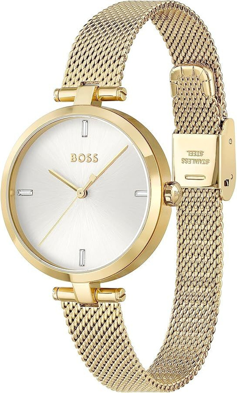 Zegarek BOSS 1502586. Kwarcowy, Kolor biały. Kobieta.