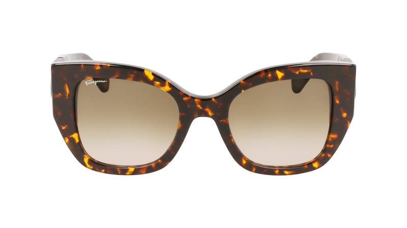 Okulary SALVATORE FERRAGAMO SF1045S-281. Okulary przeciwsłoneczne, Kolor brązowy. Kobieta.