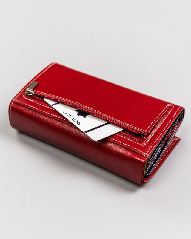 Skórzany damski portfel Rovicky R-RD-21-GCL-Q