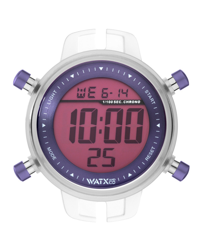 Zegarek WATXANDCO RWA1095. BOX, Kolor liliowy. Kobieta.