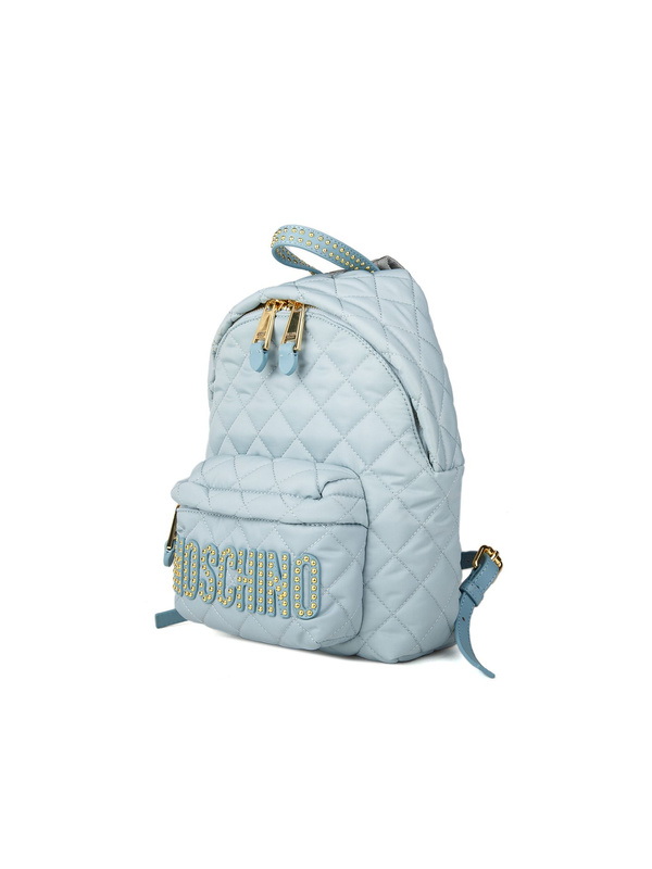 Jasnoniebieski plecak damski Moschino B761182032322