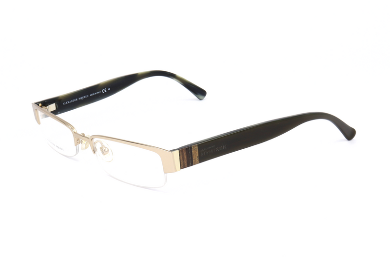 Okulary ALEXANDER MCQUEEN AMQ4159R2E. Okulary, Kolor złoty. Unisex.