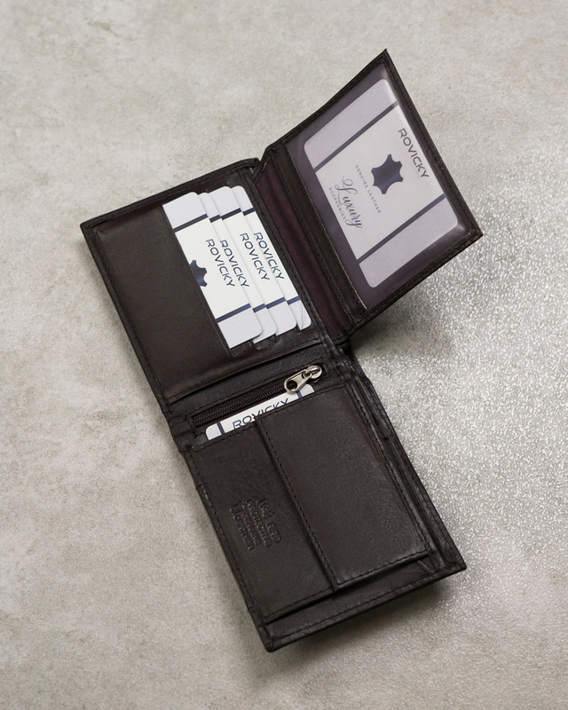 Skórzany męski portfel Wild N7-P-SCR