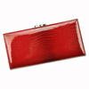 Lorenti portfel damski podłużny klasyczny lakierowany duży ochrona RFID