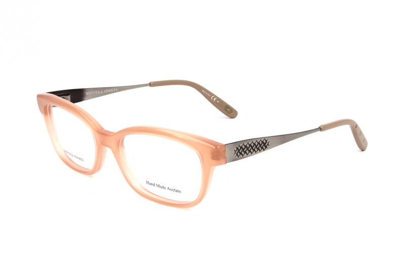 Okulary BOTTEGA VENETA BV243F2D. Okulary, Kolor różowy srebrny. Kobieta.