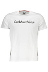 GIAN MARCO VENTURI MĘSKI T-SHIRT Z KRÓTKIM RĘKAWEM, BIAŁY