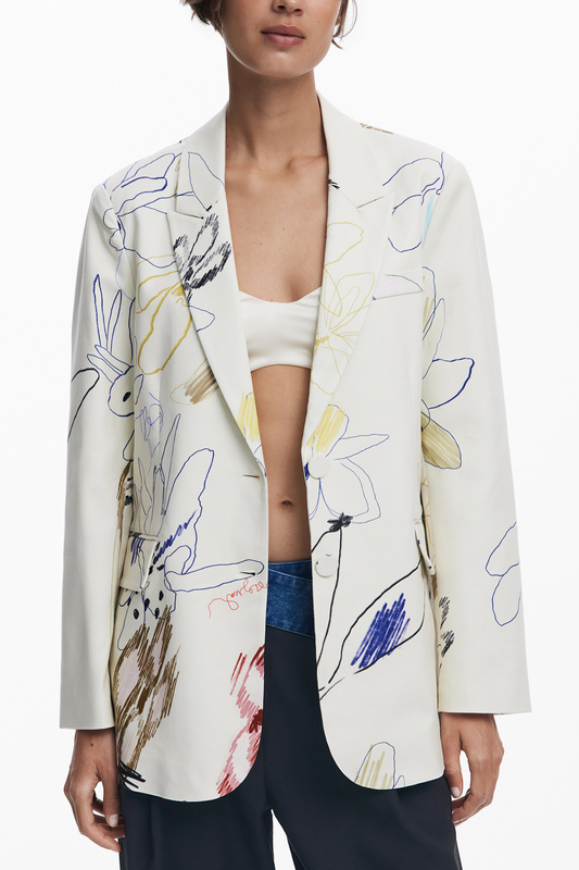 DESIGUAL CLASSIC BIAŁA KURTKA DAMSKA
