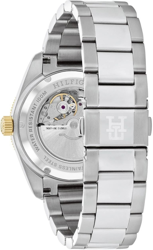 Zegarek TOMMY HILFIGER 1792155. Automatyczny, Kolor zielony. Mężczyzna.