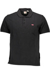 KOSZULKA POLO LEVI'S Z KRÓTKIM RĘKAWEM, CZARNA