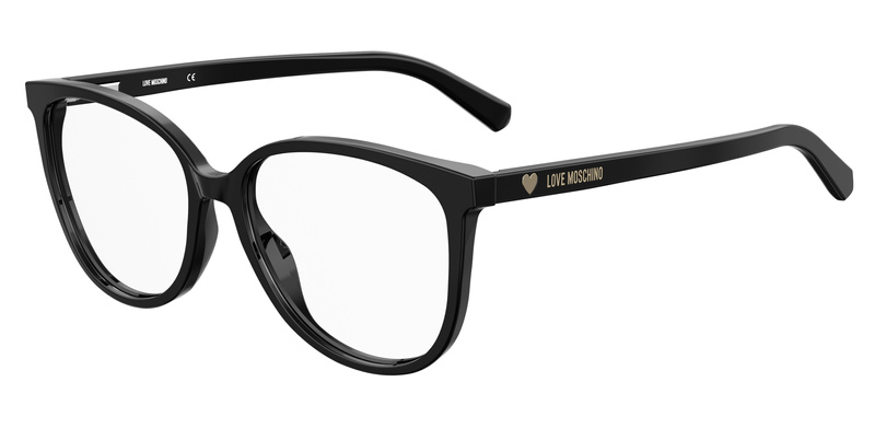 Okulary LOVE MOSCHINO MOL558-TN-807. Okulary, Kolor czarny. Niemowlę.