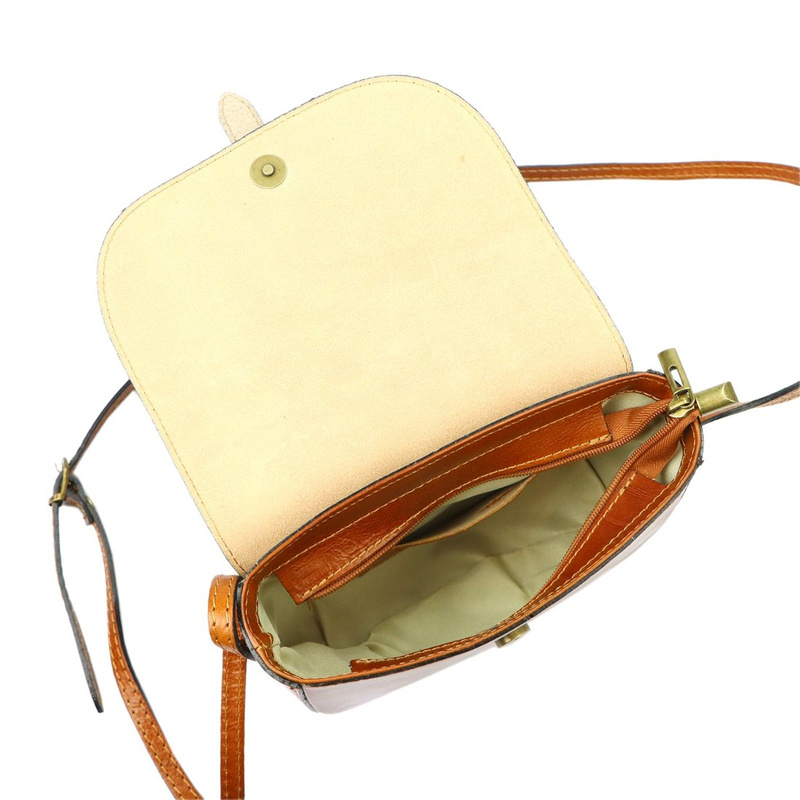 Gregorio damska listonoszka skóra naturalna torebka przez ramię z kieszenią