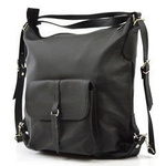 Damska duża Torebka skórzana i plecak Vera Pelle