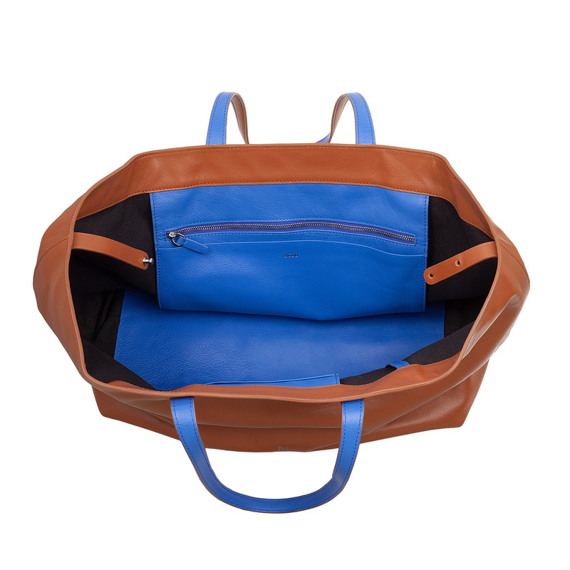 Skórzana shopperbag na ramię torebka na ramię DUDU