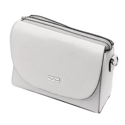 MiaMore skórzana damska listonoszka torebka przez ramię dwukomorowa stylowa