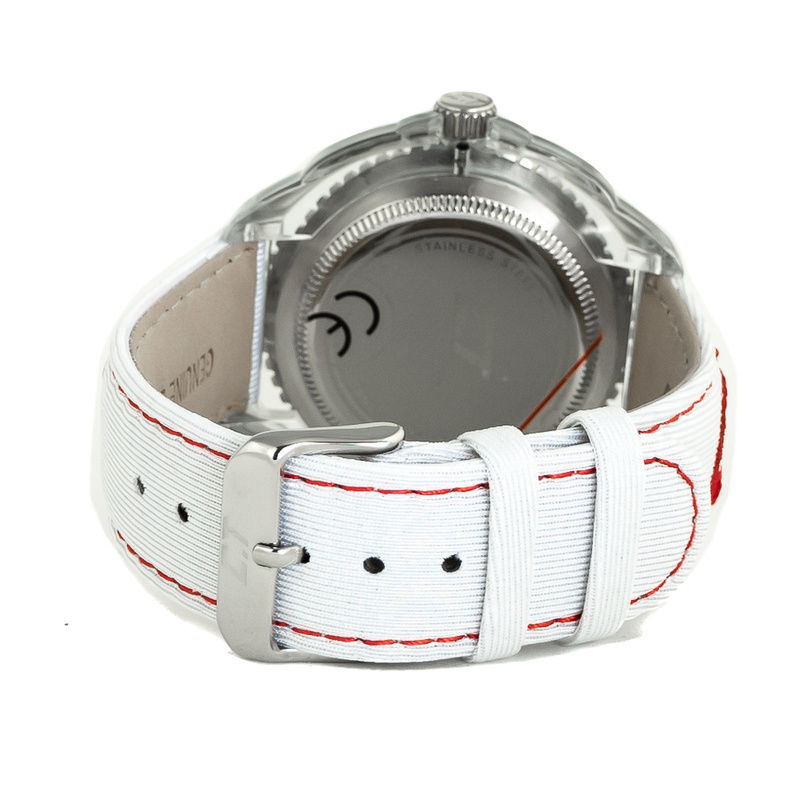 Zegarek CHRONOTECH CC6280L-04. Kwarcowy, Kolor biały. Mężczyzna.
