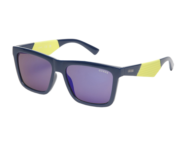 Okulary GUESS GO00067-5690C. Okulary przeciwsłoneczne, Kolor niebieski. Mężczyzna.