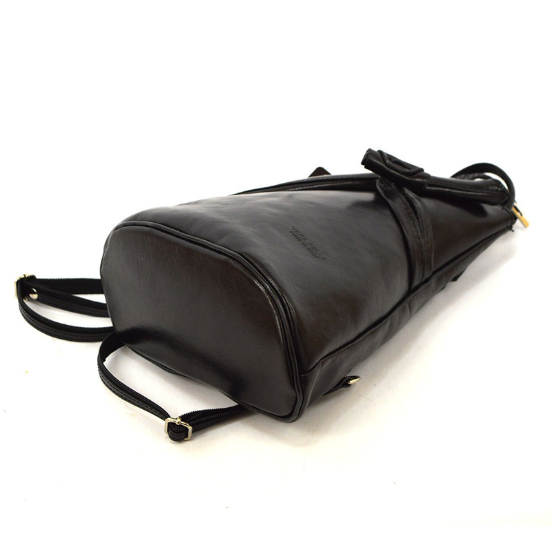 Designerski damski plecak skórzany na ramię