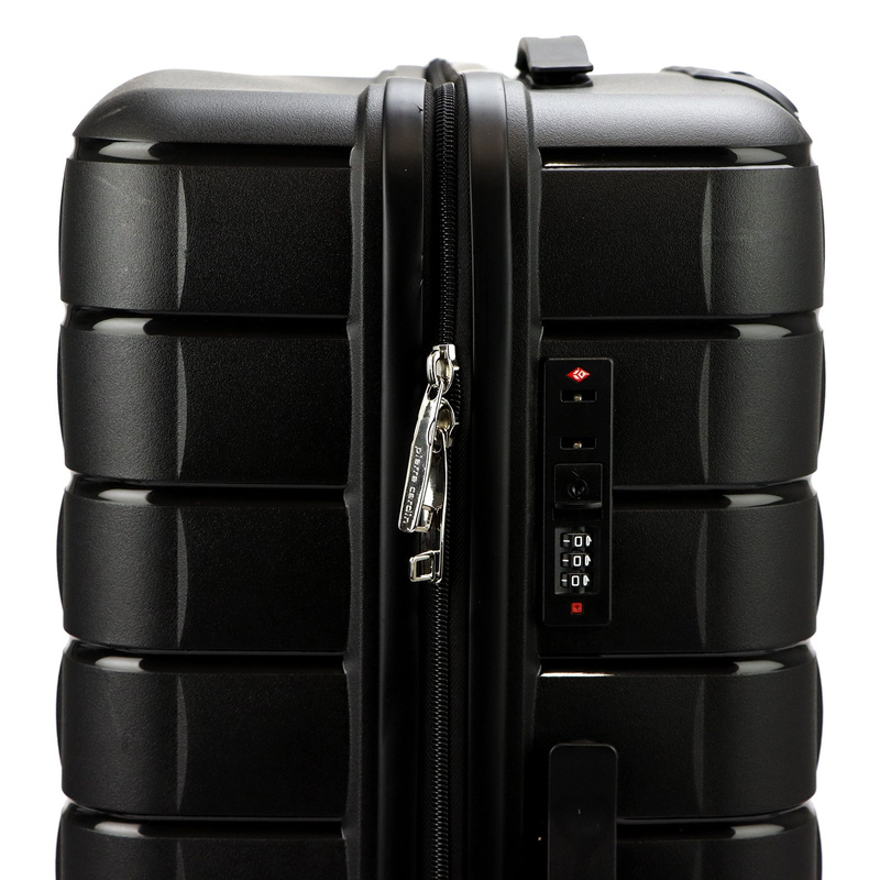 Pierre Cardin trzy walizki na kółkach zestaw podróżny materiał ABS zamek