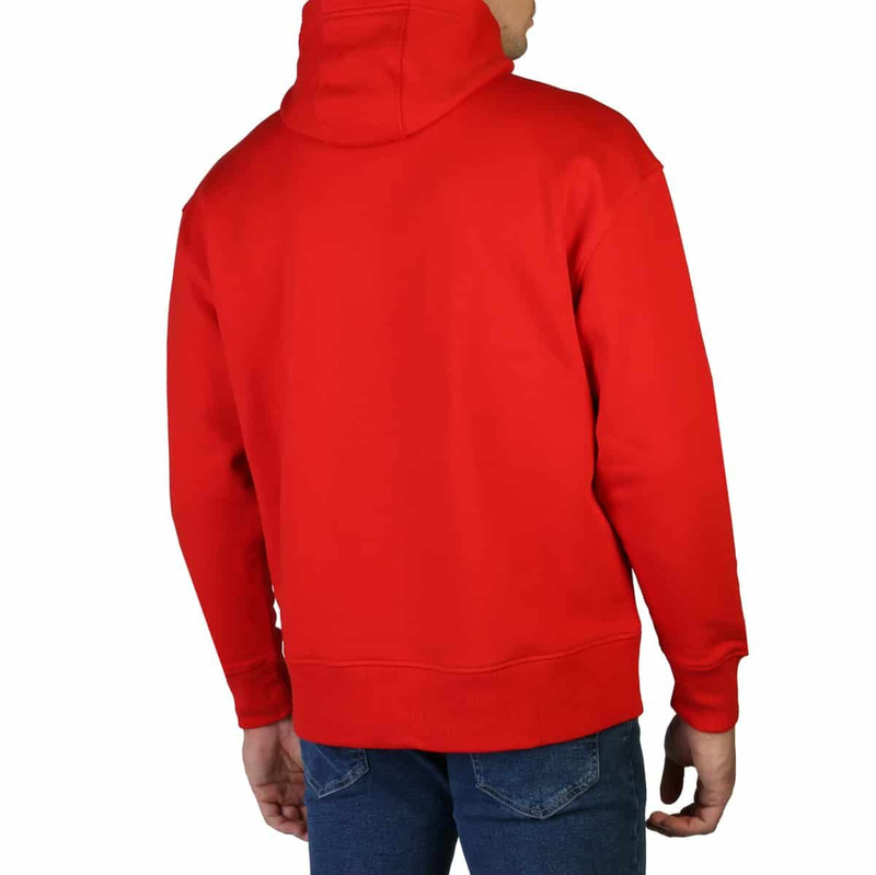 BLUZA TOMMY HILFIGER BEZ ZAMKA MĘSKA CZERWONA