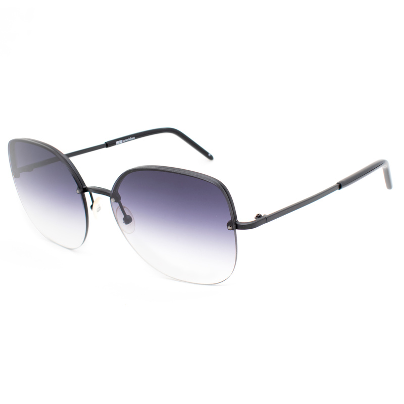 Okulary JPLUS JP3039-01. Okulary przeciwsłoneczne, Kolor czarny. Kobieta.