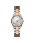 Zegarek GUESS W0985L3. Kwarcowy, Kolor srebrny. Kobieta.