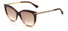Okulary JIMMY CHOO AXELLEGS0MYNQ. Okulary przeciwsłoneczne, Kolor brązowy beżowy. Kobieta.