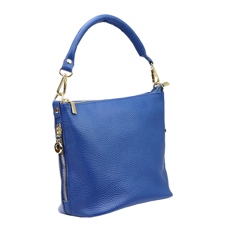 Patrizia damska torebka na ramię skóra naturalna torba z kieszenią