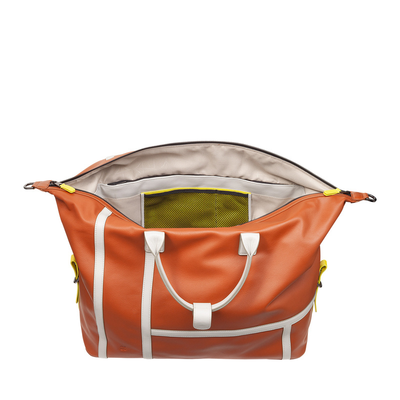 DuDu torba podróżna skóra naturalna duża torba weekendowa z kieszeniami