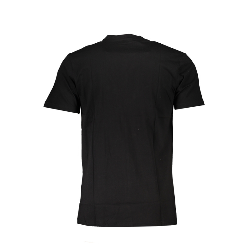 CAVALLI CLASS Koszulka Męska T-Shirt Bawełna Gepard Logo Okrągły Dekolt