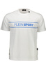 T-SHIRT MĘSKI Z KRÓTKIM RĘKAWEM PLEIN SPORT BIAŁY