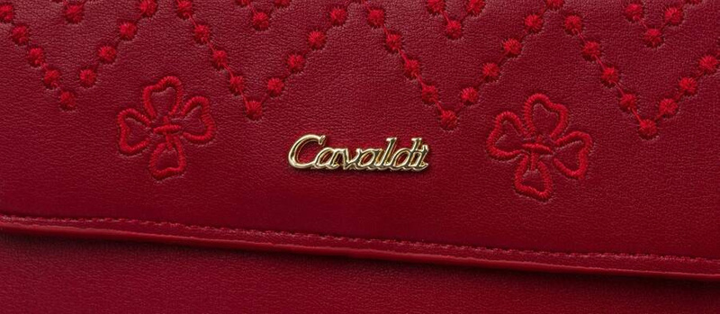 Damski portfel ze skóry ekologicznej Cavaldi M-13